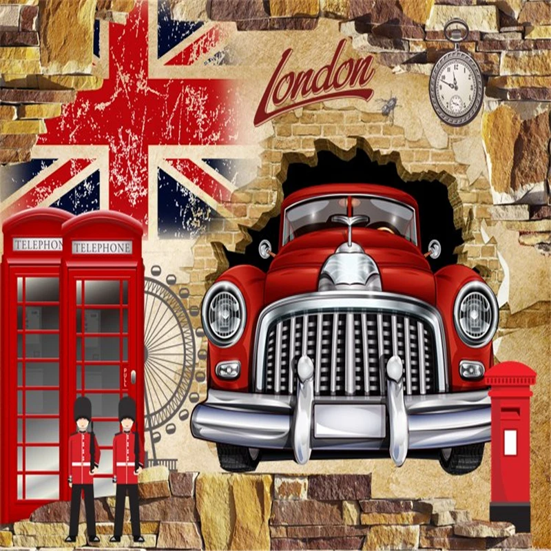 3d обои beibehang с росписью на заказ европейская ретро-ностальгия классические