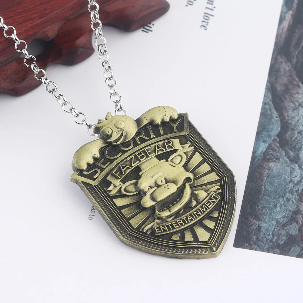 Five Nights at Freddy's Pendant Necklace - FNAF FREDDY FAZBEAR Necklaces for Women, Men and Kids - Choker Jewelry Gift image 5