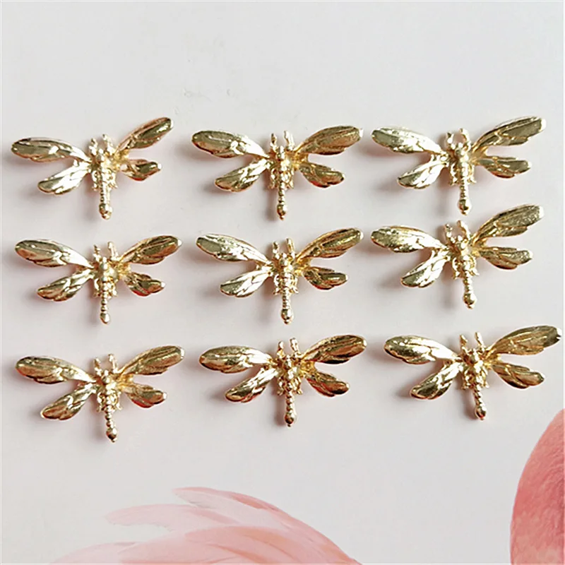 20 шт 14х26 мм металлический сплав цинка золотой разъем стрекозы для изготовления