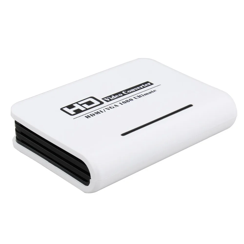Преобразователь HDMI в VGA аудиоадаптер hdmi vga стерео аудиовыход RCA 3 5 мм и аудио
