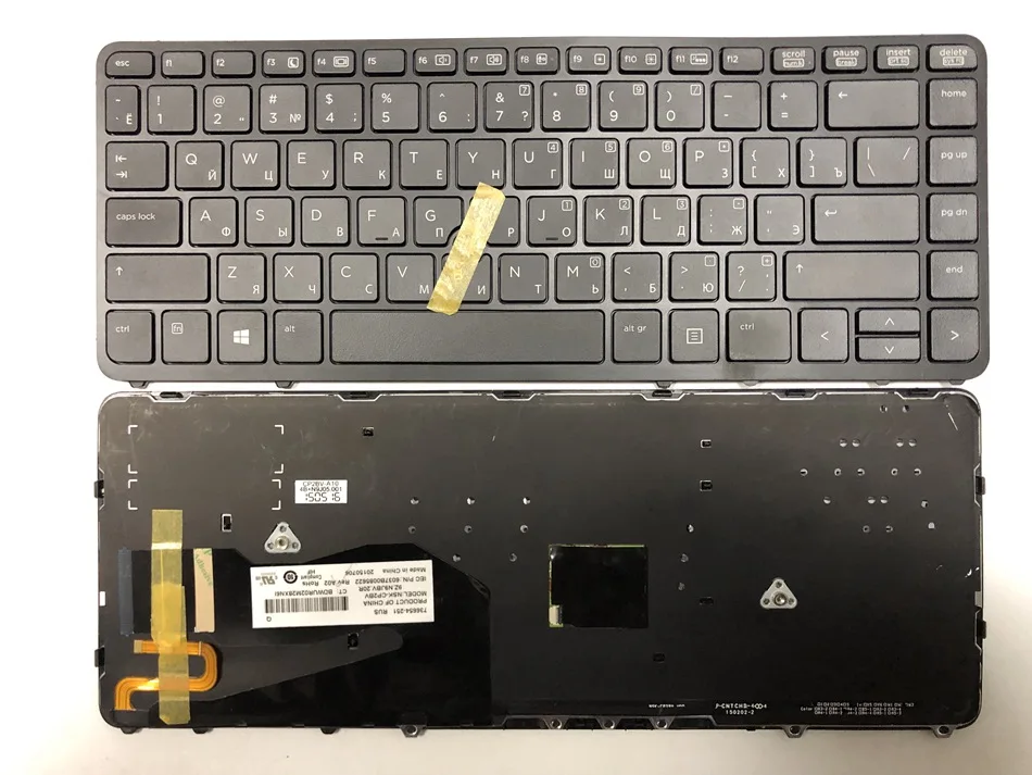 Русская клавиатура с подсветкой джойстик Клавиатура для ноутбука hp EliteBook 840 G1 850 G1 840 G2 850 G2 серии 736654-251 Русская раскладка