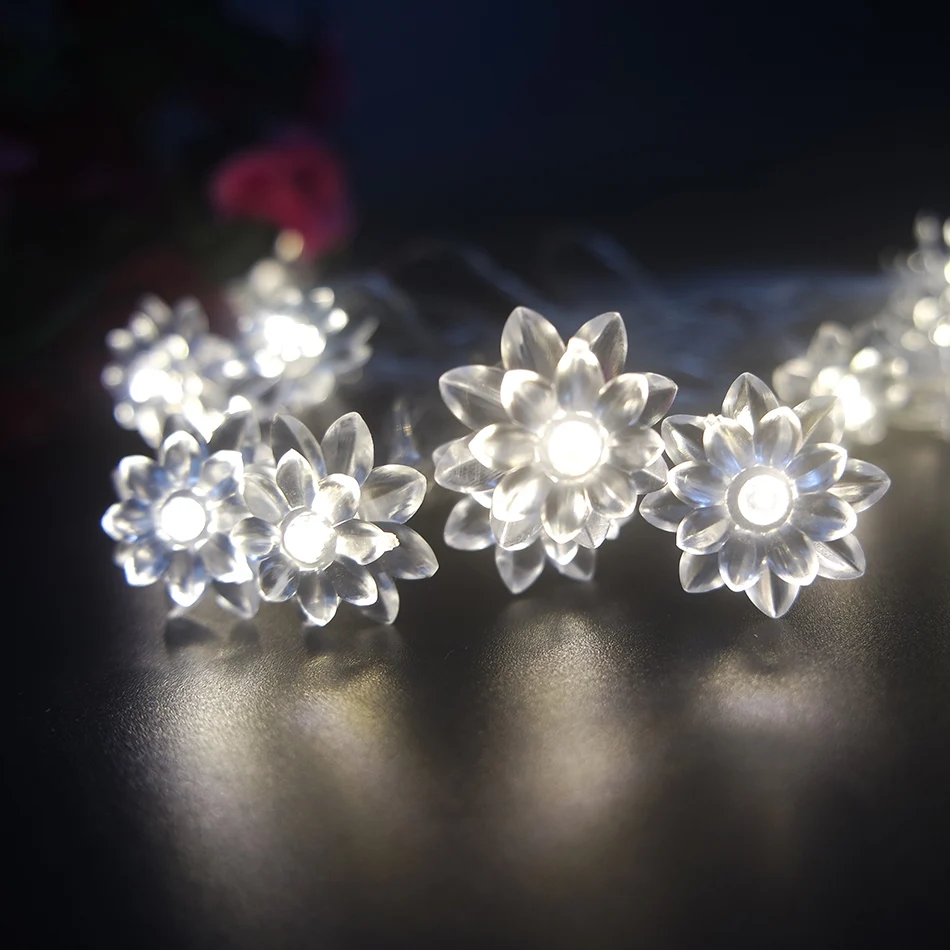 

Floral String led light powered by AA battery, christmas string led lighting, Holiday party/New year decoration, light string