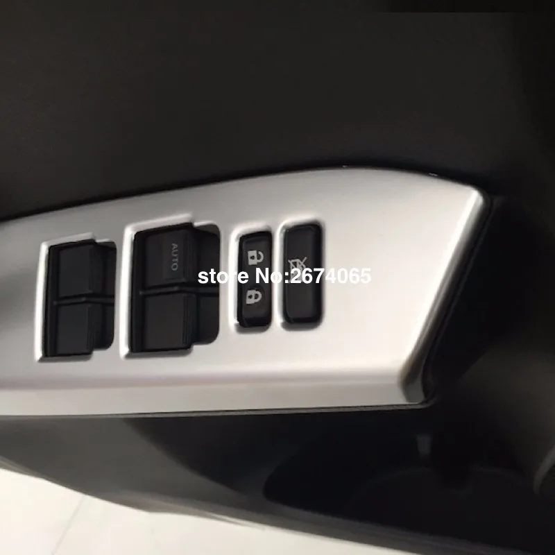 Для Toyota RAV4 2016 2017 стеклянная крышка переключателя двери окна подъема защитная