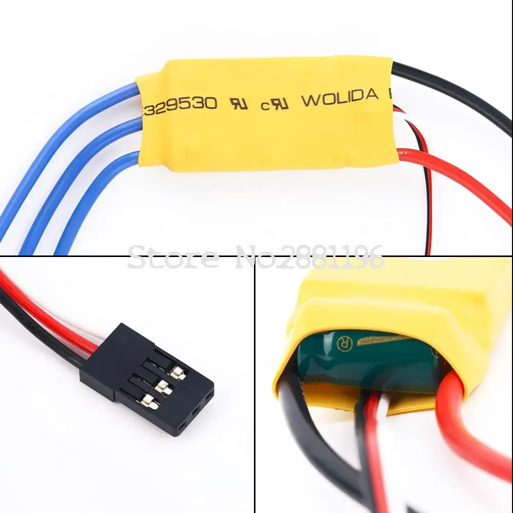 XXD 30A 20A 10A ESC бесщеточный контроллер скорости двигателя RC BEC T rex 450 V2 вертолетная