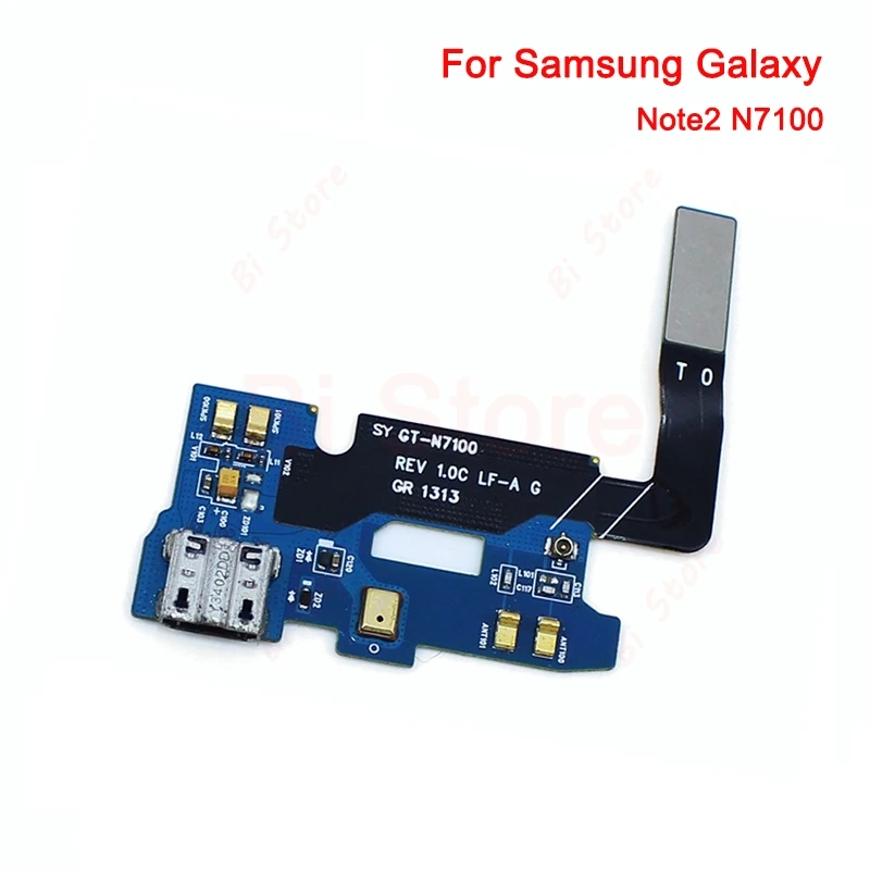 Сменный гибкий кабель для зарядки samsung Galaxy Note 1 N7000 2 N7100 микрофон USB порт разъем док
