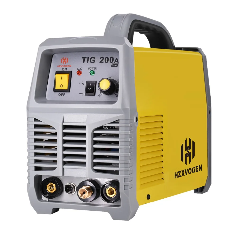 HZXVOGEN Tig сварочный аппарат WSE 200A Arc TIG MMA 2 в 1 аргон 2T 4T сварочный аппарат из нержавеющей стали и углеродистой стали Технология IGBT
