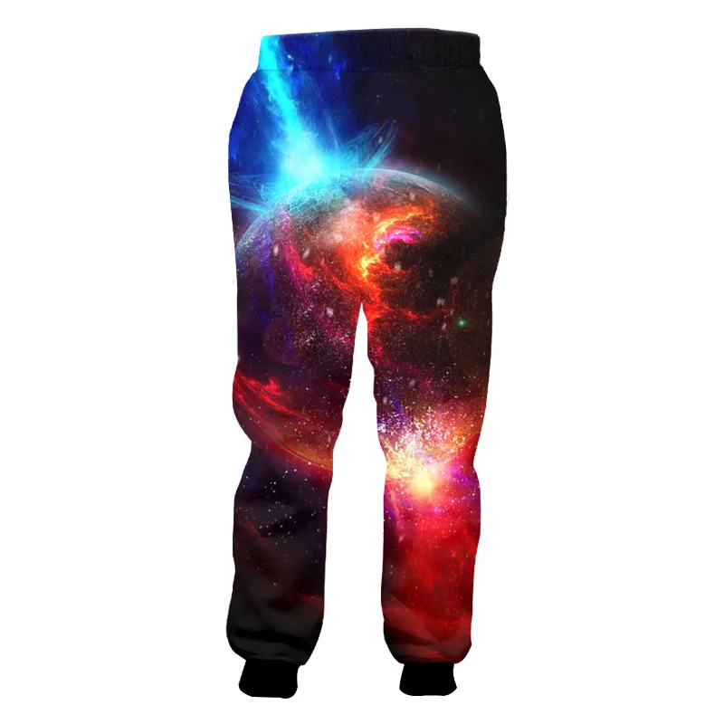 Брюки UJWI мужские с завышенной талией уличная одежда в стиле хип хоп джоггеры 3D