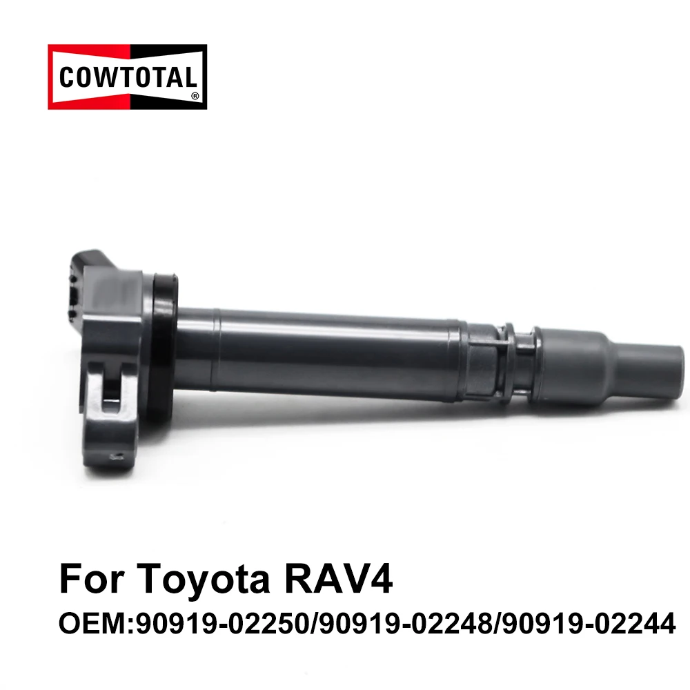 Cowtotal катушки зажигания для Toyota RAV4 2.0L 2.4L 2.5L 3.5L OEM 90919 02248/90919 02250/90919 02244 (набор из 4