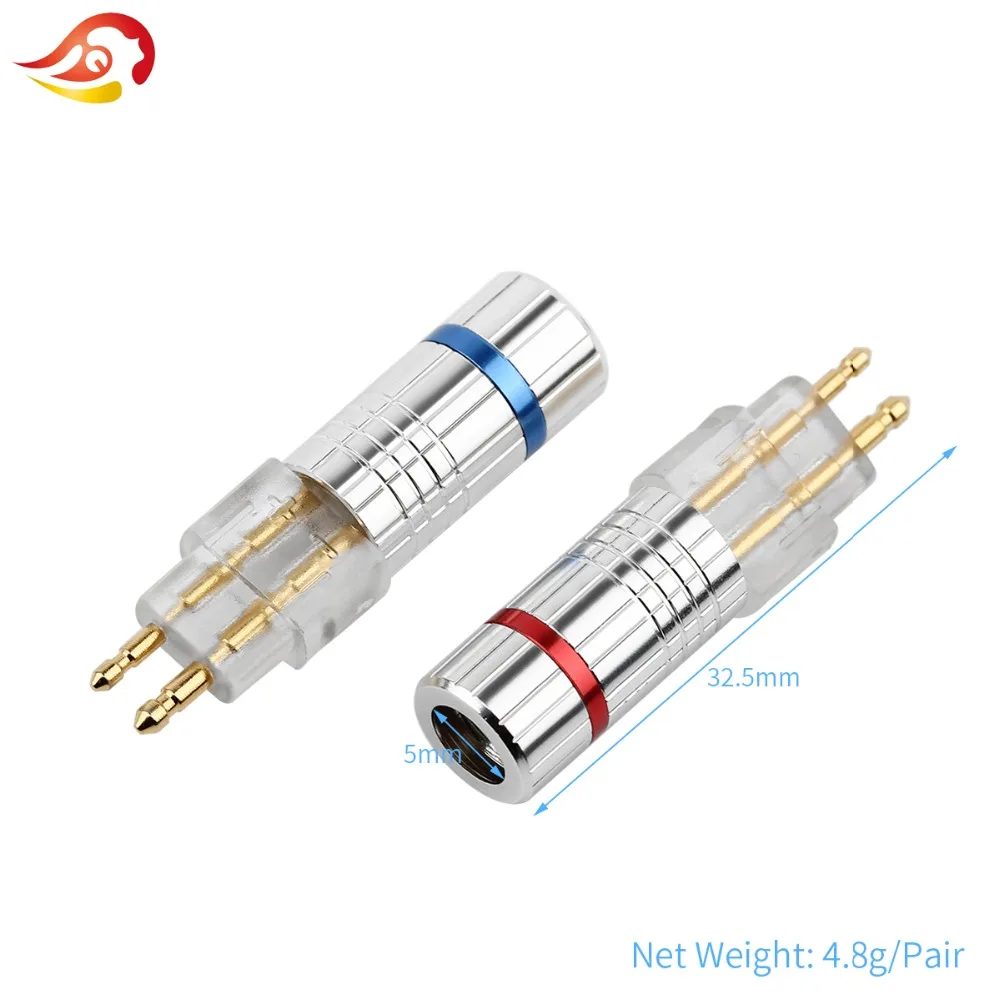 QYFANG 1/10 пара улучшенных штекеров для наушников ремонтный адаптер HD600 HD650 HD580 HD25