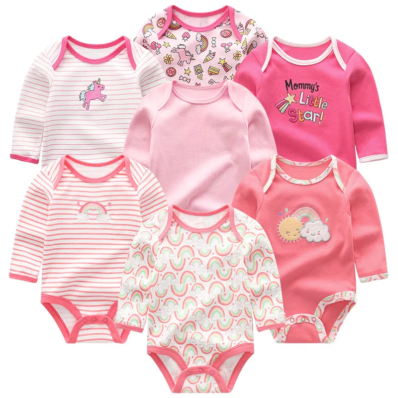Newborn toodler baby clothes girl Infant Underwear Sets Long Sleeves Baby Boy Pajamas 3 6 9 12M Roupa de bebe Rompers Clothing