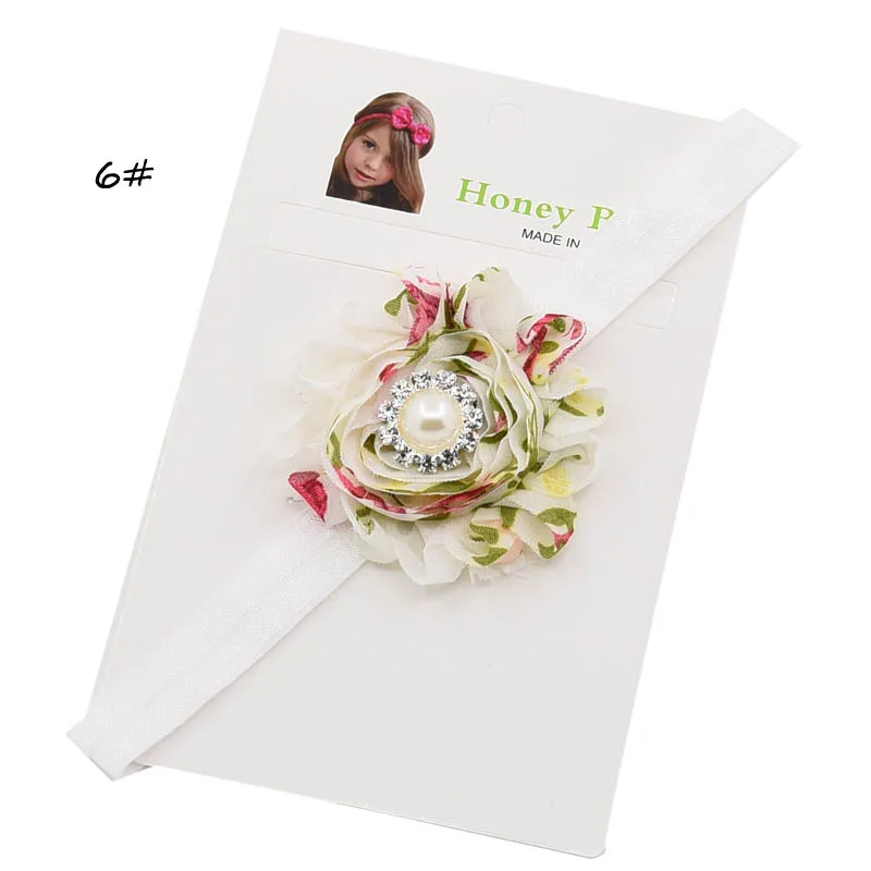 1 шт. потертые цветы банты для волос аксессуары новорожденных|flower hairband|bow headbandhair