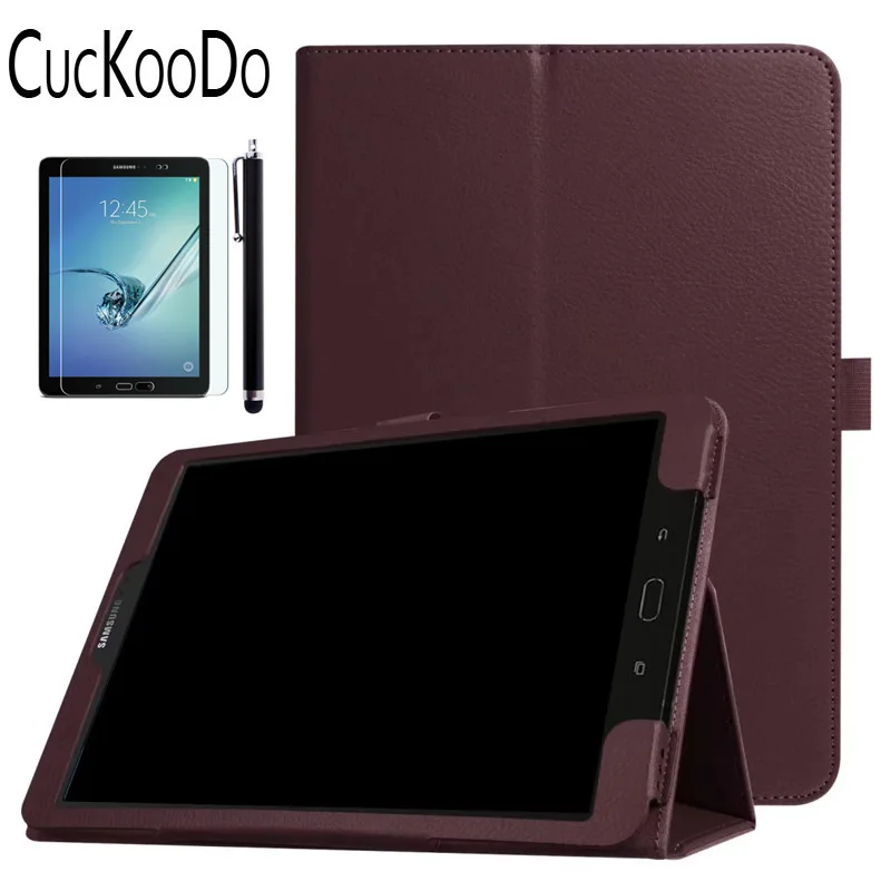 Brown.3in1 CucKooDo для Galaxy Tab S3 9,7 '', тонкий складной чехол для samsung Galaxy Tab S3 9,7 дюймов SM-T820/T825 версия планшета - Цвет: Brown.3in1