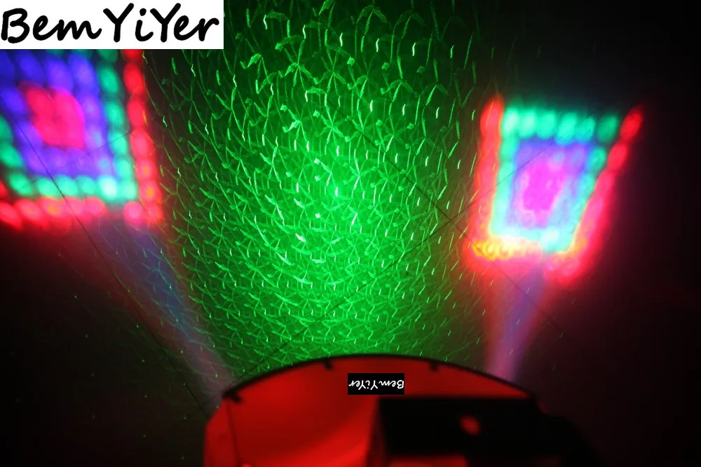 4 шт./лот двойной LED глаза с лазерной/эффект света на сцене для ночных клубов ktv DJ