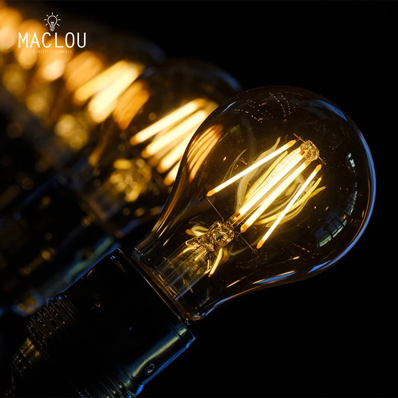 10 шт светодиодный свет лампы 220 V 2 W 4 6 Винтаж свеча Эддисона лампочки с ампулой