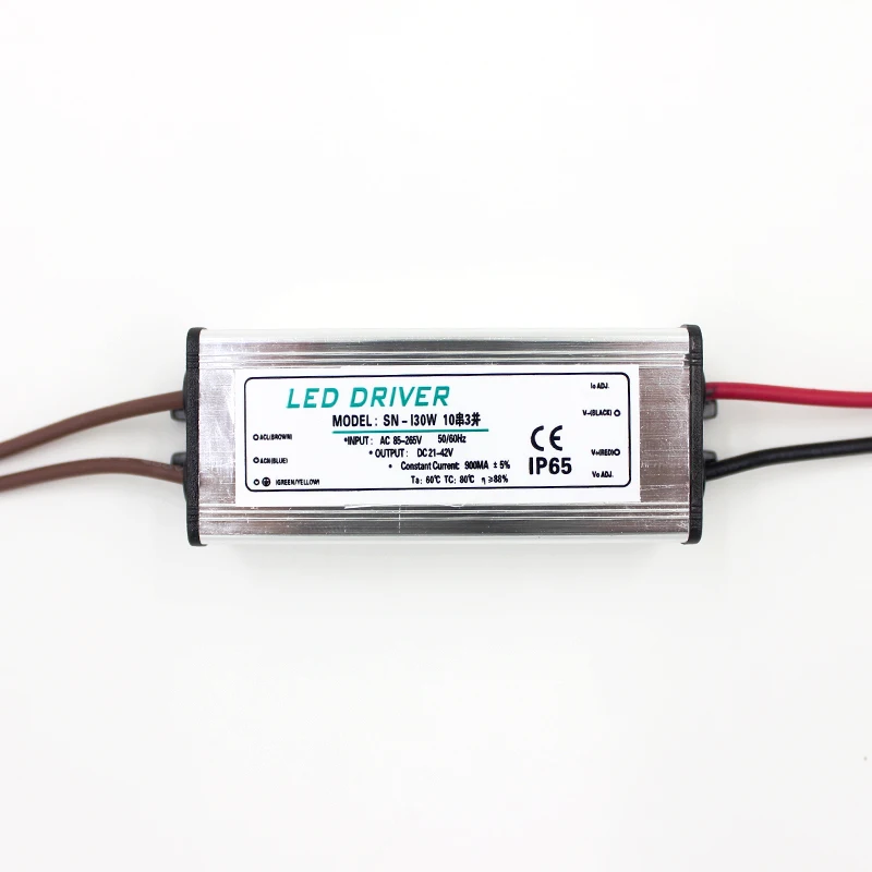 10 100W DC25 38V IP67 Водонепроницаемый светодиодный драйвер освещение Трансформатор