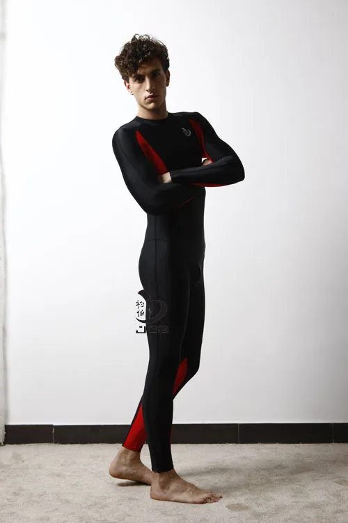 0.5mm Men's Wetsuit: Perfect for Diving, Winter Swimming, Surfing, Windsurfing, Snorkeling - Full Bodysuit Men's Swimwear image 3