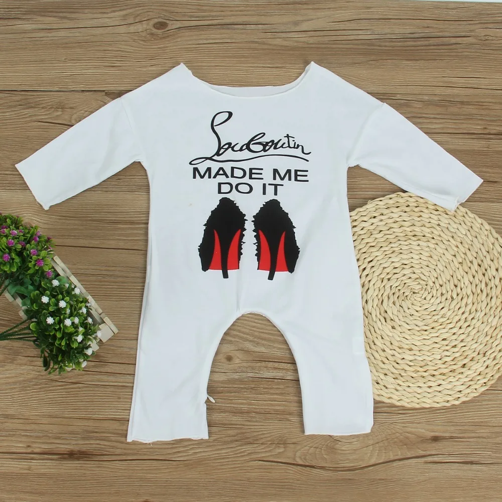 Комбинезон детский с длинным рукавом на высоких каблуках возраст 0 18 месяцев|romper