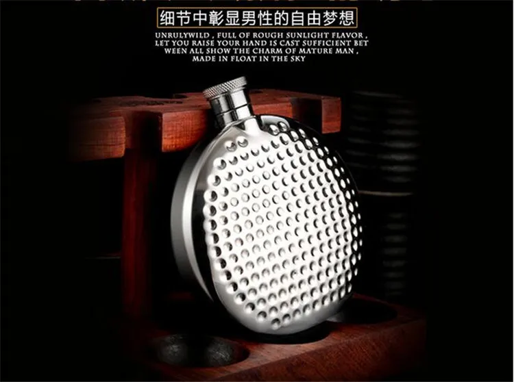 Alalinong C06 Еда Класс Нержавеющая сталь фляжка для спиртного фляжка для виски комплект вулканической полосы супер фляга для вина бутылки