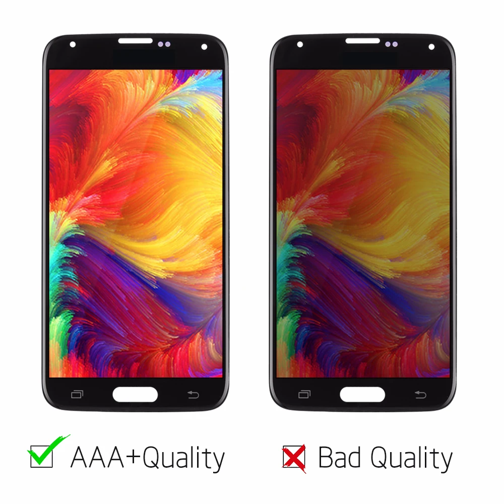 5 1 ''TFT для Samsung Galaxy S5 i9600 G900 G900M G900A G900T G900FD ЖК дисплей сенсорный экран Оцифровка
