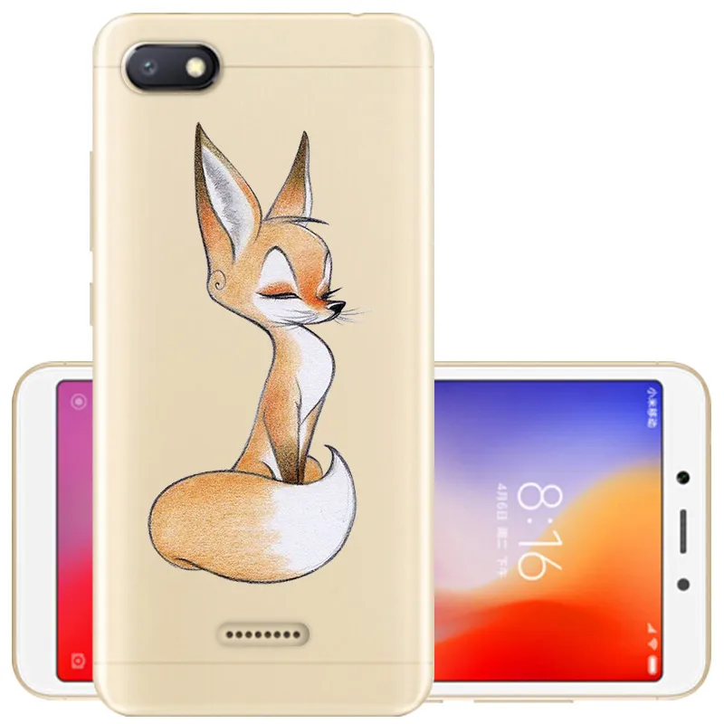3 Силиконовый чехол для Xiaomi Redmi 6A 5,4", милый чехол из ТПУ для Xiaomi redmi 6 redmi6a redmi 6 pro, чехол, чехол, бампер для телефона - Цвет: 3