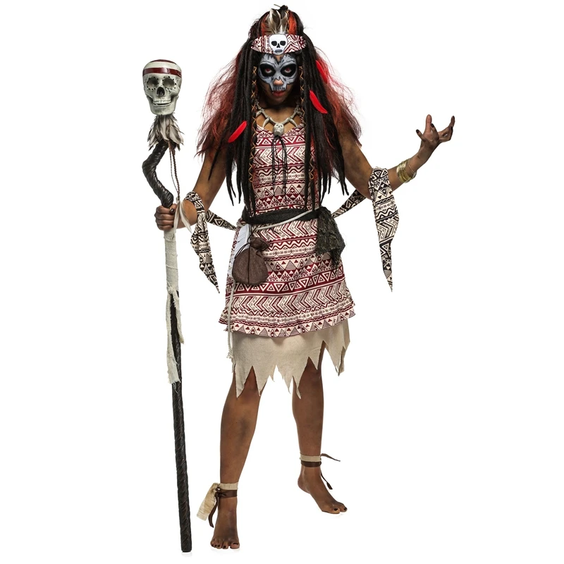 Костюм ведьмы вуду для взрослых костюм Хэллоуина|cosplay clothing|witch costumehalloween clothing |