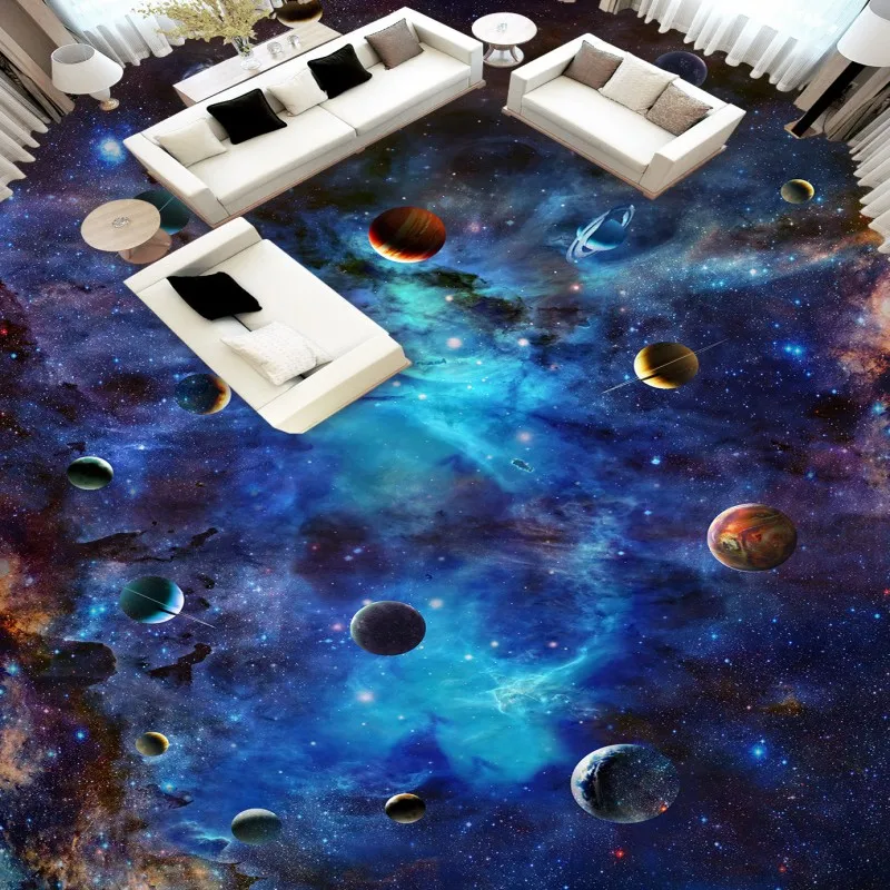 Бесплатная Доставка улица детский сад землю обои Star space полы живопись