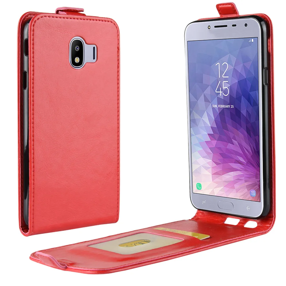 Luxury PU Leather Cover For Samsung Galaxy J6 Plus 2018 J4 J4Plus J415F J415 SM-J415F Protection Flip Case Capa | Мобильные телефоны