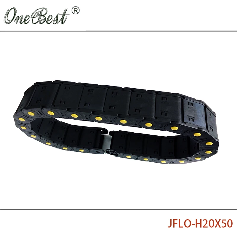 JFLO 20x50 мм 1 метр Towline Пластиковый кабель тяга цепи провода несущего Танков для ЧПУ