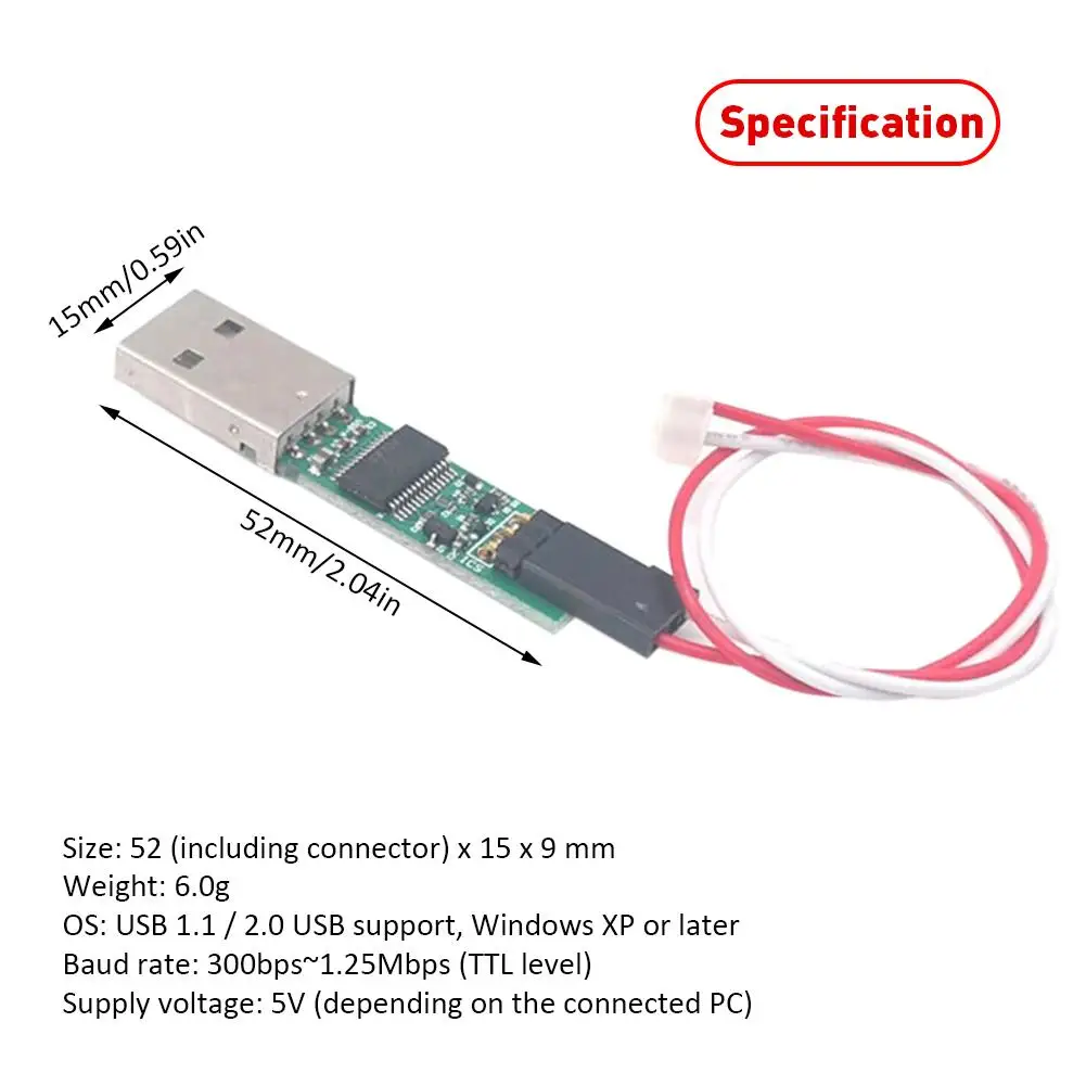 DasMikro IC USB адаптер HS для Kyosho Mini Z KYO82083 RC автозапчасти|Детали и аксессуары| |