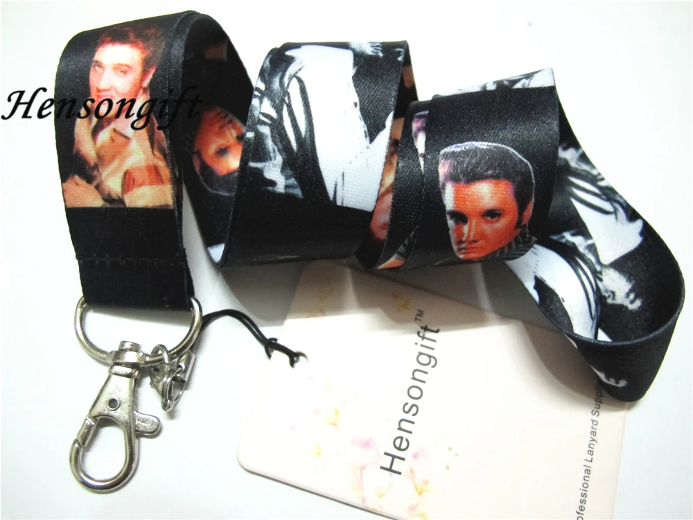 Ремень Hensongift Elvis Presley для ключей удостоверения личности ремни на шею телефона |