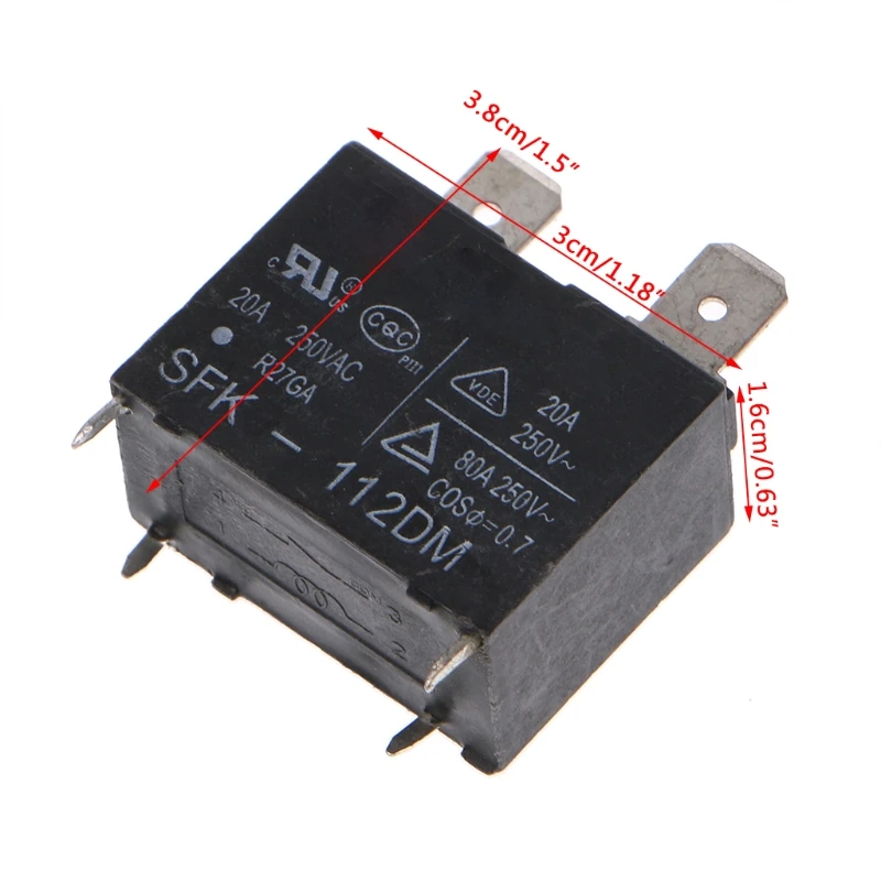 2 шт. SFK 112DM 112 20A 250В AC DIP 4 релейный модуль|Реле| |