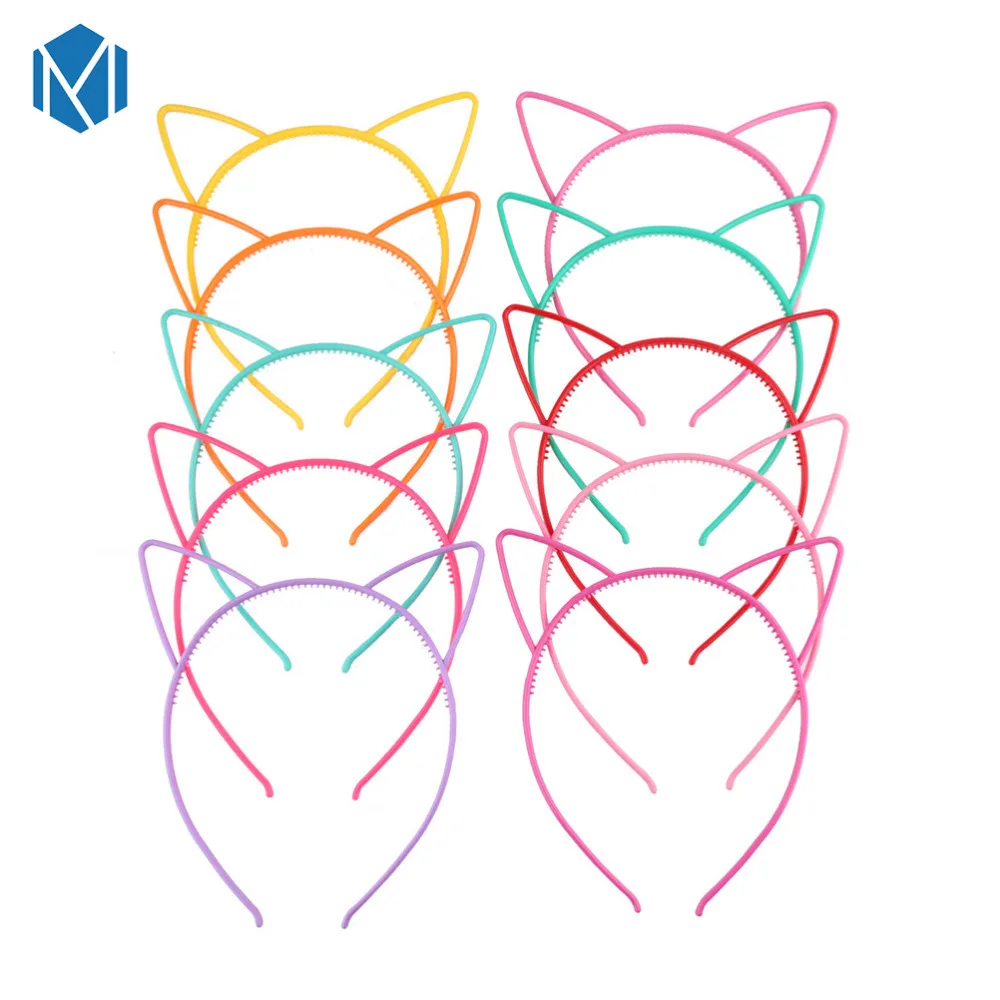 Маскарадный обруч для волос с кошачьими ушками девочек аксессуары детский