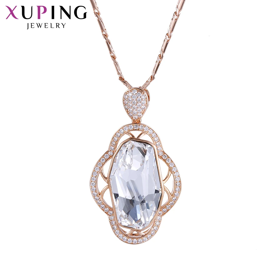 Xuping модные ожерелья ювелирные изделия Элегантные Кристаллы от Swarovski популярный дизайн для женщин рождественские подарки S141.1-431