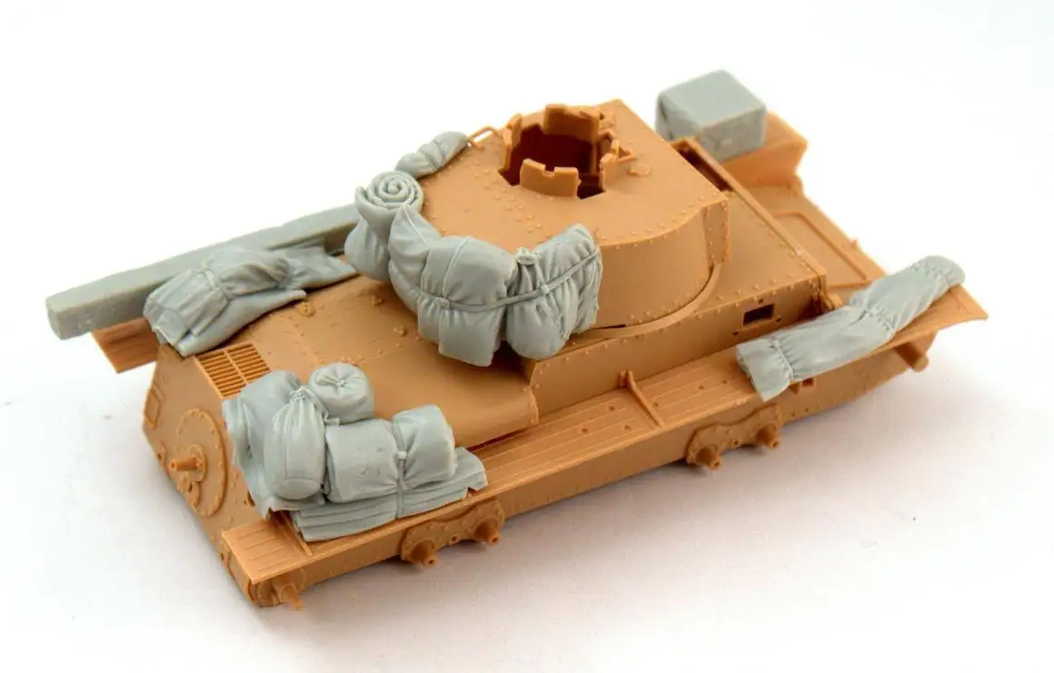 1/35 модельная фигурка из смолы разобранный Неокрашенный набор // B151 (без