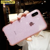 luxury glitter soft case for iphone 12 pro 6 6s 7 8 plus anti knock tpu transparent for iphone x xr xs max cover for 11 pro max