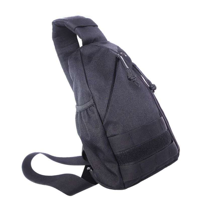 Нагрудный рюкзак для велоспорта с внешней usb зарядкой на одно плечо спортивная