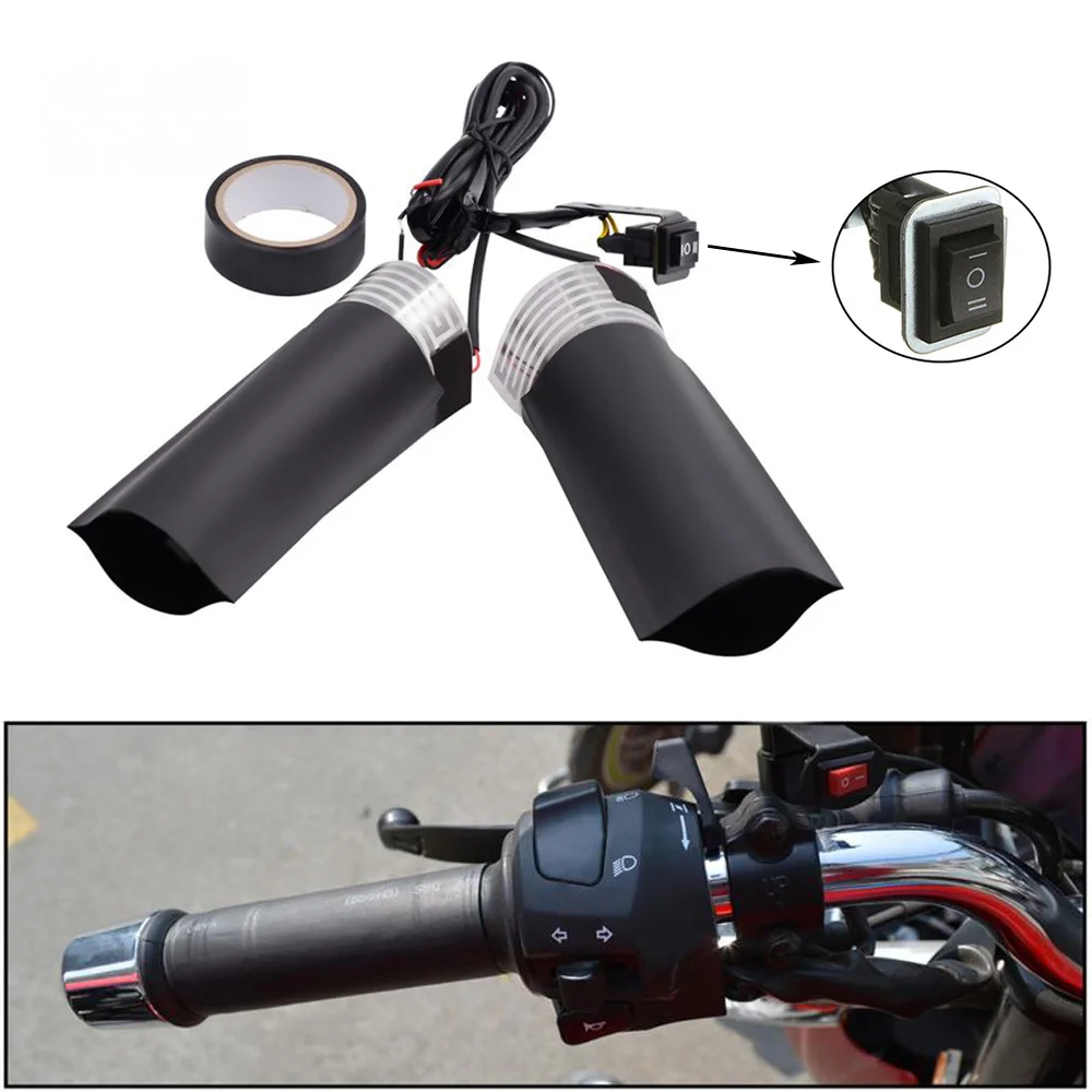 Универсальная рукоятка для мотоцикла с подогревом накладки 12 В ручки вставки