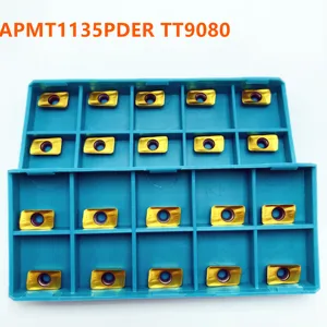 Токарный станок APMT1135 PDER TT9080, твердосплавное лезвие, металлический фрезерный станок с ЧПУ, APMT1135, Фрезерный инструмент
