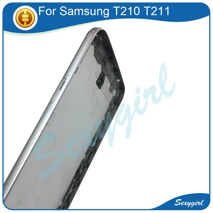 Для Samsung Galaxy SM T210 T211 T217 Задняя крышка батареи задняя дверь Корпус чехол запасные