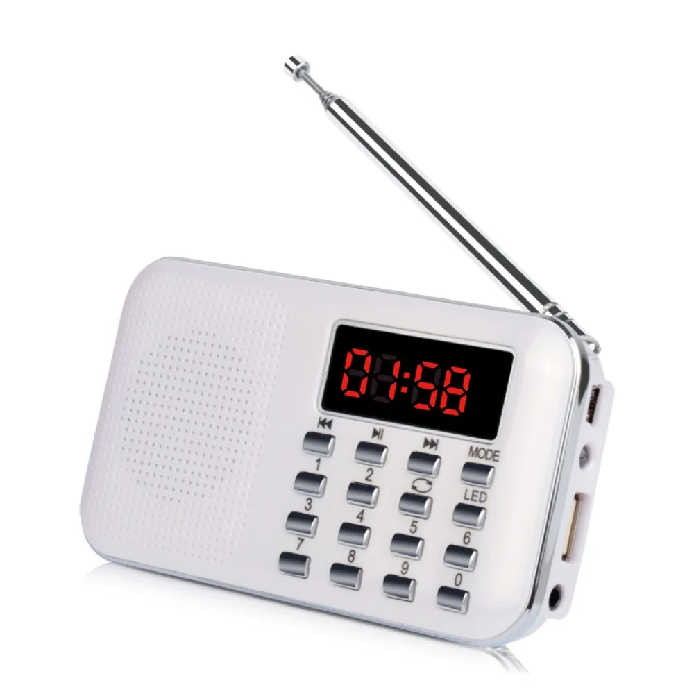 Ультра тонкий мини динамик L 218 карта отключение памяти MP3 плеер старый радио