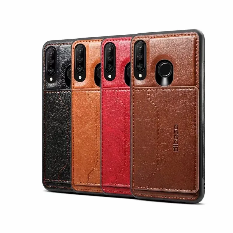 Чехол-книжка для Huawei P30 Pro Lite Nova 4e кожаный чехол-бумажник с отделениями карт чехол