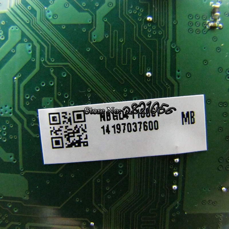Nokotion материнская плата DAZAAMB16E0 NBGD411006 NB. GD411.006 для acer aspire E5-575G материнская плата для ноутбука SR2ZU I5-7200U GeForce 940MX