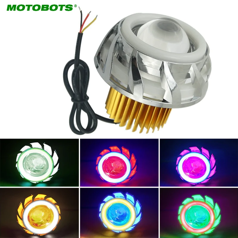 MOTOBOTS 1 шт. Универсальный Hi/Lo луч прожекторный объектив фара с двойными