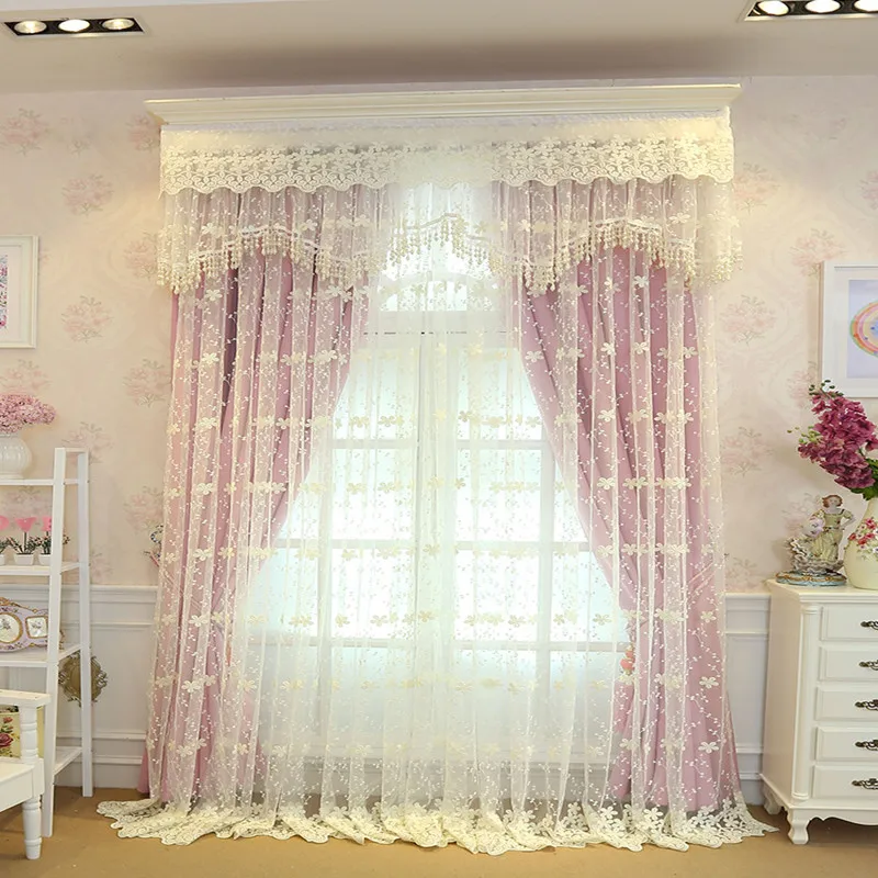 Молочные тюлевые шторы с вышивкой для гостиной спальни|embroidery curtain|bedroom curtainscurtain