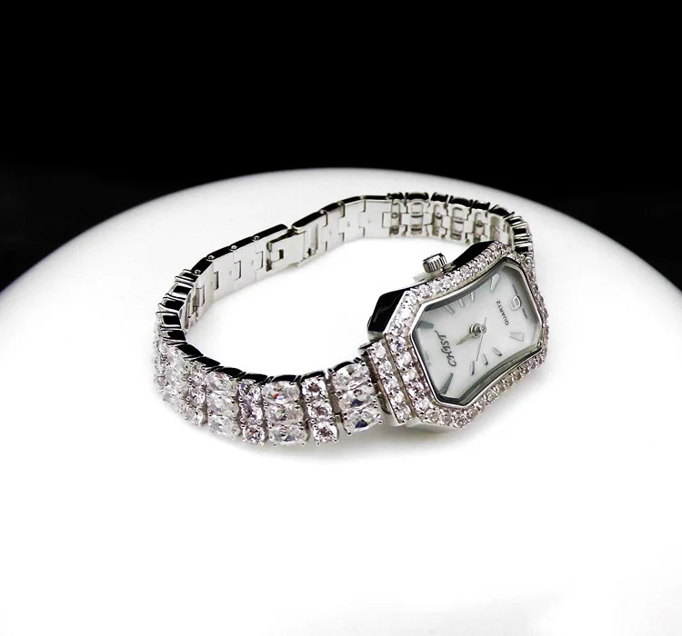 S925 Sterling Silver Vintage Thai Silver Fashion New Bracelet Female Gift Quartz Watch Detachable Section Bracelet
