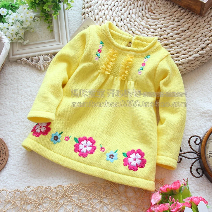 Новинка 2019 осенне зимний свитер для девочек детская одежда Детский с аппликацией