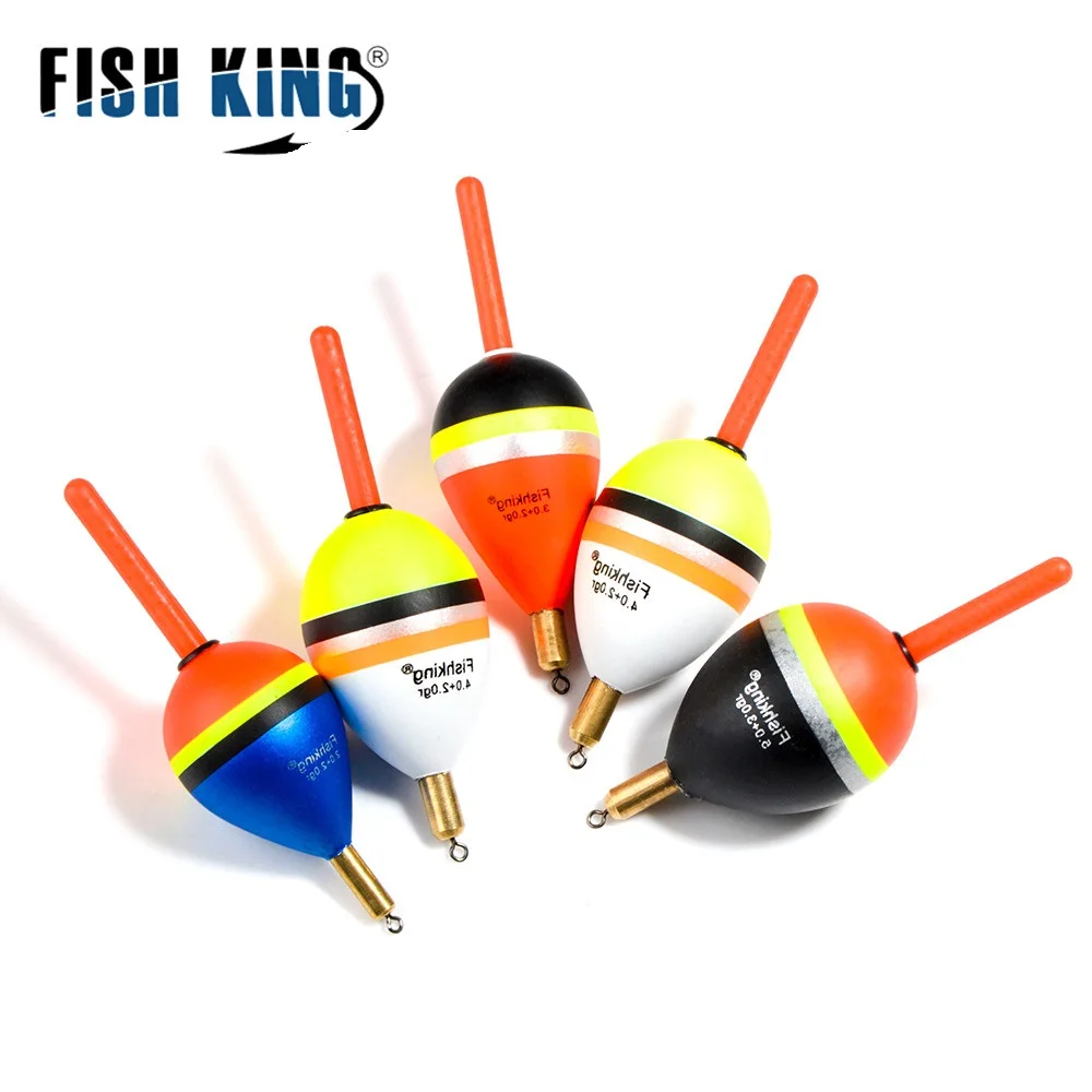 FISH KING 6 г 8,5 г 9 г Высокое качество Баргузинский ель поплавок для рыбалки для скалы 8 см 8,5 см пробка буй поплавок Аксессуары для рыбалки