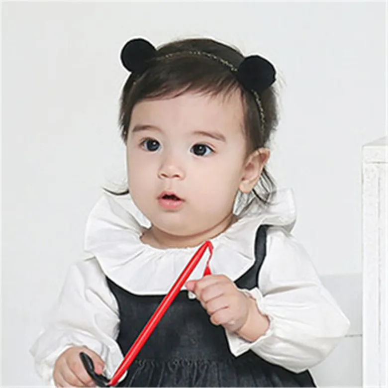 Милые детские для маленьких девочек pom Hairbands фотосессии на день рождения подарок