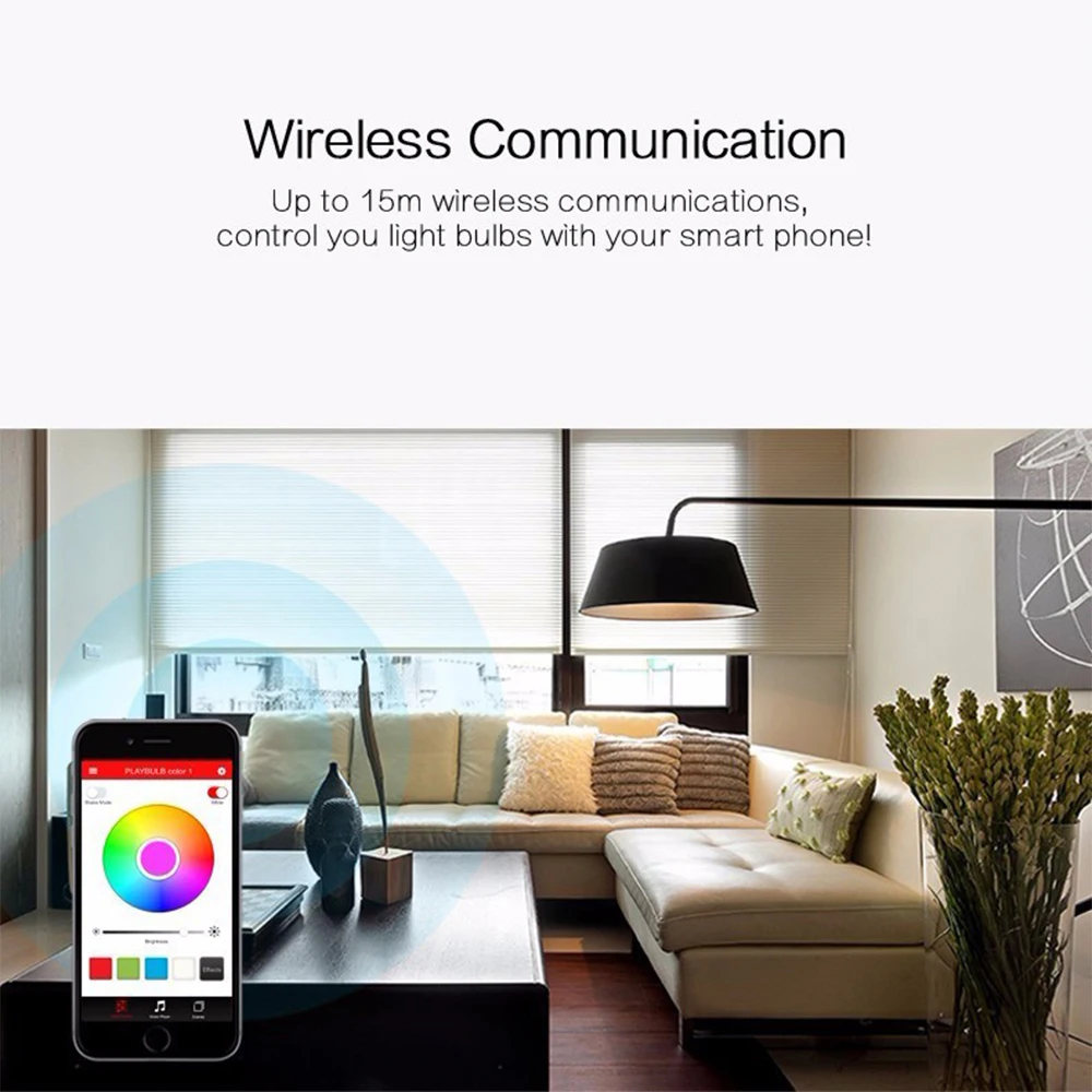 MIPOW BTL201 Bluetooth Smart Светодиодный лампочки приложение смартфон группы управления