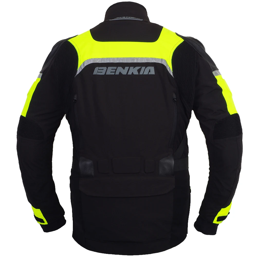 Мужская мотоциклетная куртка BENKIA зимняя Светоотражающая для мотокросса|Куртки| |